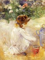 Morisot, Berthe - Playing in the Sand